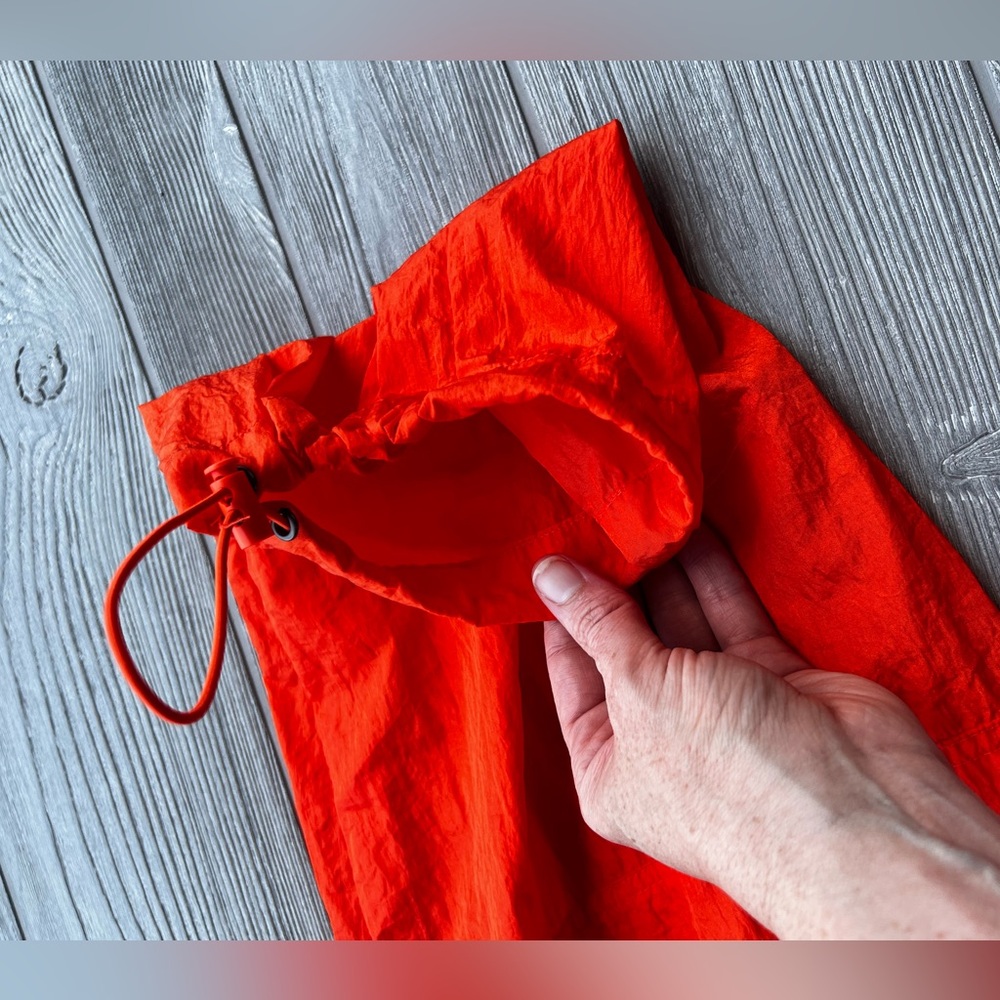 Future Collective Alani Noelle Orange Adjustable Parachute Pants Size XS - Picture 4 of 7